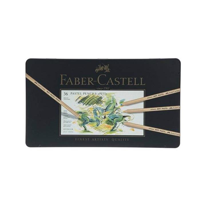 مداد رنگی 36 رنگ فابر کاستل مدل پیت پاستل